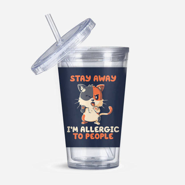Allergic To People-None-Acrylic Tumbler-Drinkware-koalastudio