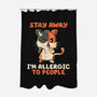 Allergic To People-None-Polyester-Shower Curtain-koalastudio