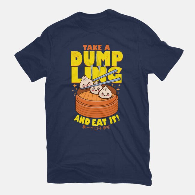 Take A Dumpling And Eat It-Unisex-Basic-Tee-Boggs Nicolas