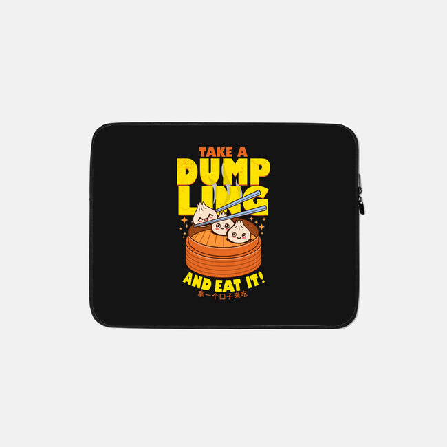 Take A Dumpling And Eat It-None-Zippered-Laptop Sleeve-Boggs Nicolas