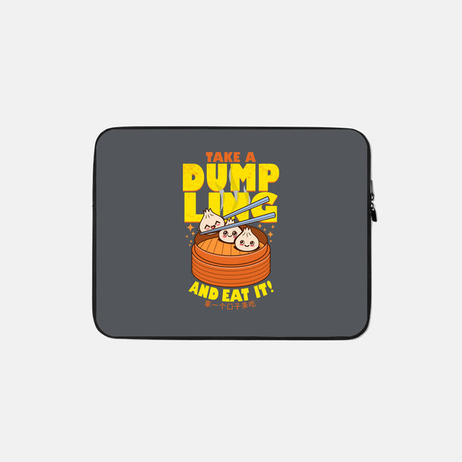 Take A Dumpling And Eat It-None-Zippered-Laptop Sleeve-Boggs Nicolas