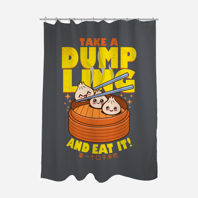 Take A Dumpling And Eat It-None-Polyester-Shower Curtain-Boggs Nicolas