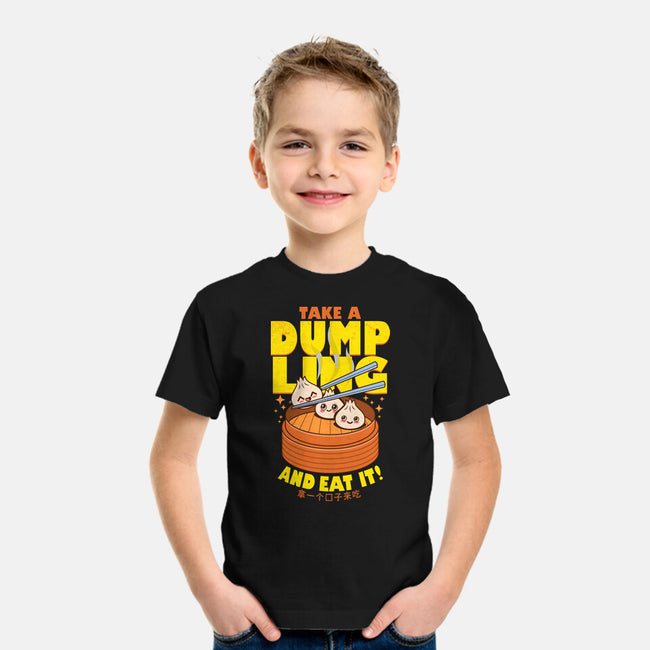 Take A Dumpling And Eat It-Youth-Basic-Tee-Boggs Nicolas
