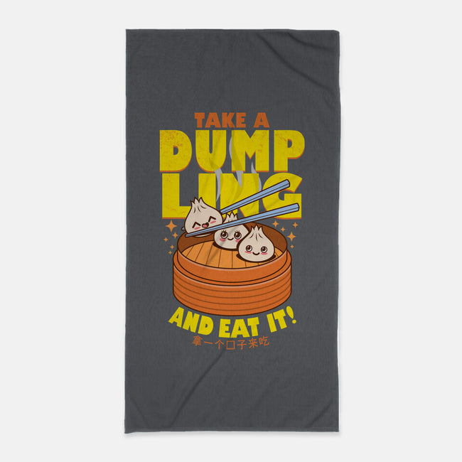 Take A Dumpling And Eat It-None-Beach-Towel-Boggs Nicolas