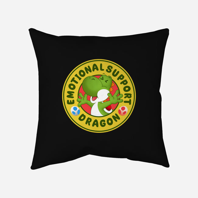 My Emotional Support Dragon-None-Removable Cover-Throw Pillow-Tri haryadi