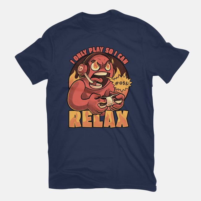 Video Game Relax Player-Youth-Basic-Tee-Studio Mootant