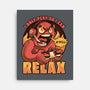 Video Game Relax Player-None-Stretched-Canvas-Studio Mootant