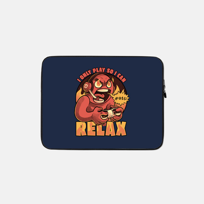 Video Game Relax Player-None-Zippered-Laptop Sleeve-Studio Mootant