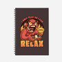 Video Game Relax Player-None-Dot Grid-Notebook-Studio Mootant