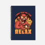 Video Game Relax Player-None-Dot Grid-Notebook-Studio Mootant