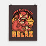 Video Game Relax Player-None-Matte-Poster-Studio Mootant