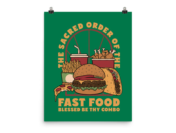 Sacred Order Of Fast Food
