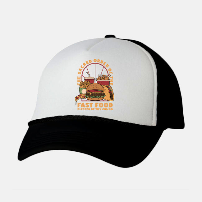 Sacred Order Of Fast Food-Unisex-Trucker-Hat-Studio Mootant