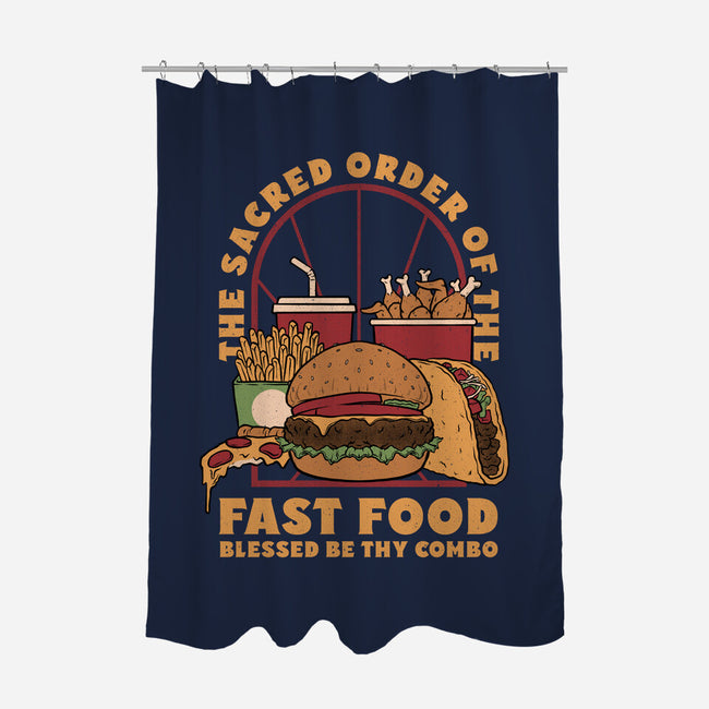 Sacred Order Of Fast Food-None-Polyester-Shower Curtain-Studio Mootant