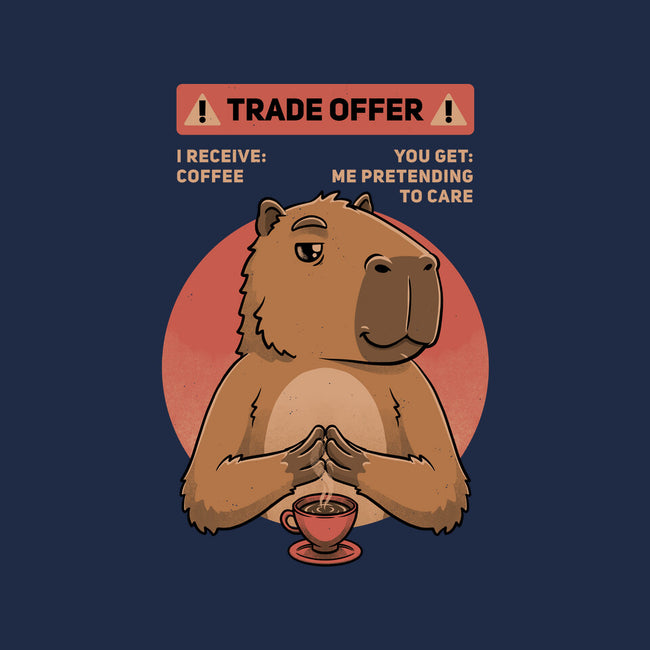 Capybara Coffee Trade-None-Removable Cover w Insert-Throw Pillow-Studio Mootant