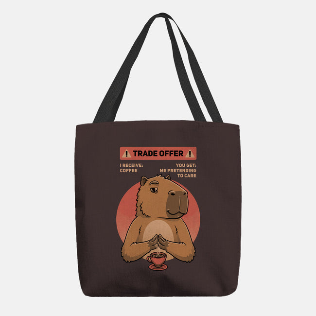 Capybara Coffee Trade-None-Basic Tote-Bag-Studio Mootant