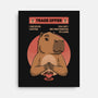 Capybara Coffee Trade-None-Stretched-Canvas-Studio Mootant