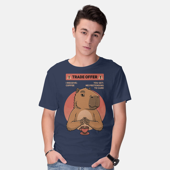Capybara Coffee Trade-Mens-Basic-Tee-Studio Mootant
