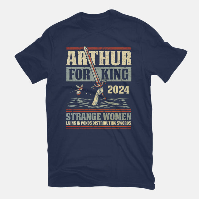 Arthur For King 2024-Mens-Basic-Tee-kg07