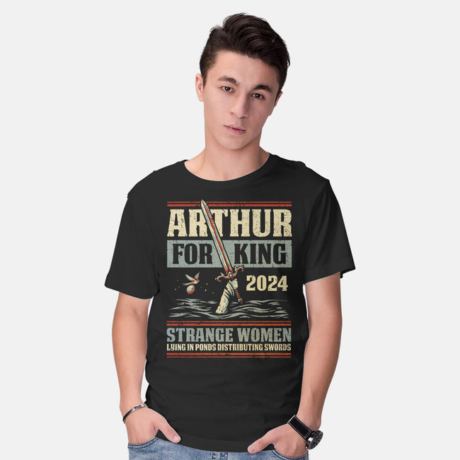 Arthur For King 2024-Mens-Basic-Tee-kg07