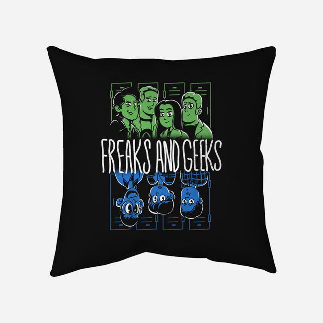 Freaks And Geeks-None-Removable Cover-Throw Pillow-estudiofitas