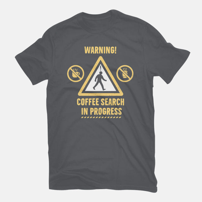 Warning Coffee Search-Mens-Basic-Tee-rocketman_art