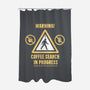 Warning Coffee Search-None-Polyester-Shower Curtain-rocketman_art