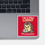 Pro Gamer Procrastinator-None-Glossy-Sticker-NemiMakeit