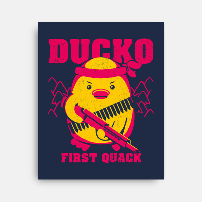 Ducko First Quack-None-Stretched-Canvas-estudiofitas