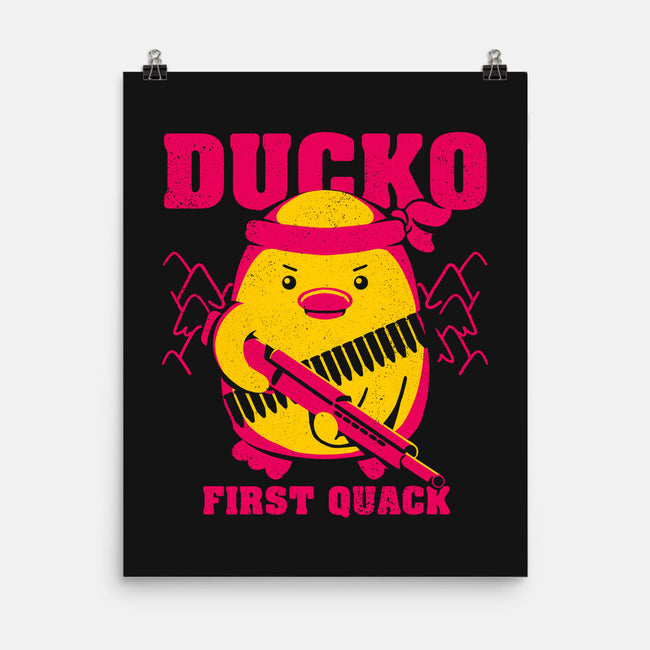Ducko First Quack-None-Matte-Poster-estudiofitas