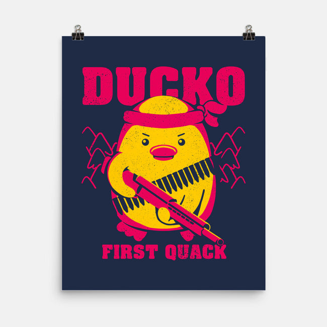 Ducko First Quack-None-Matte-Poster-estudiofitas