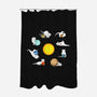 Chaos In The Solar System-None-Polyester-Shower Curtain-sachpica