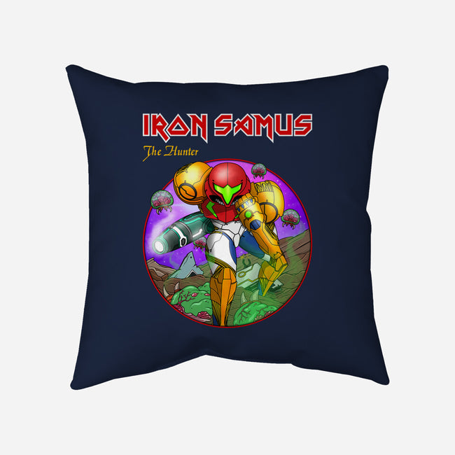 Iron Samus-None-Removable Cover-Throw Pillow-drbutler