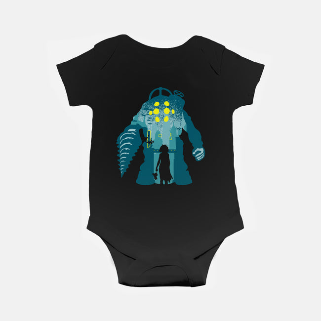 Welcome To Rapture-Baby-Basic-Onesie-dalethesk8er