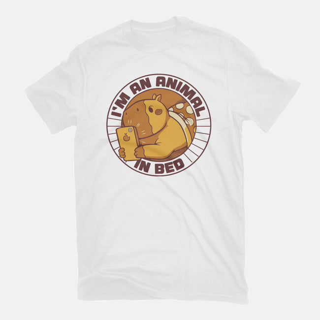 I'm An Animal In Bed-Mens-Basic-Tee-tobefonseca