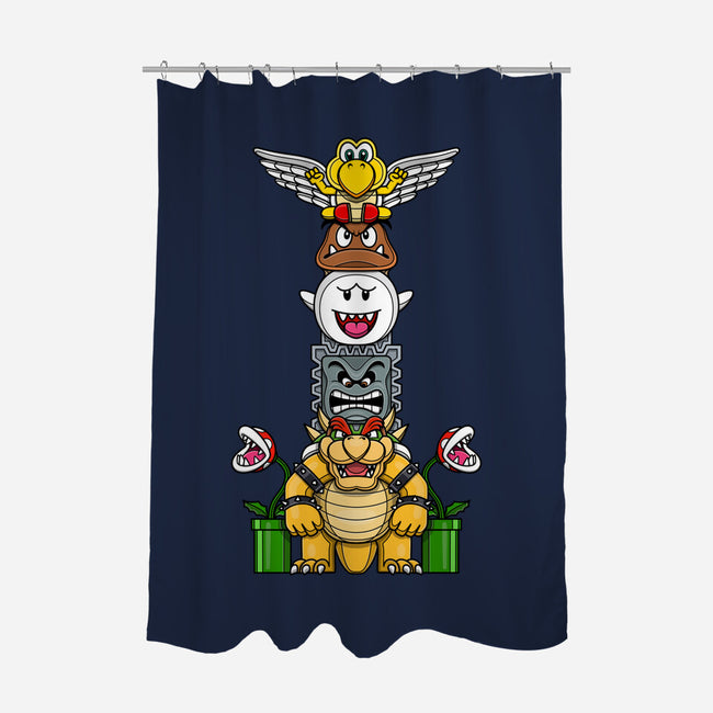 Totem Of Terror-None-Polyester-Shower Curtain-drbutler