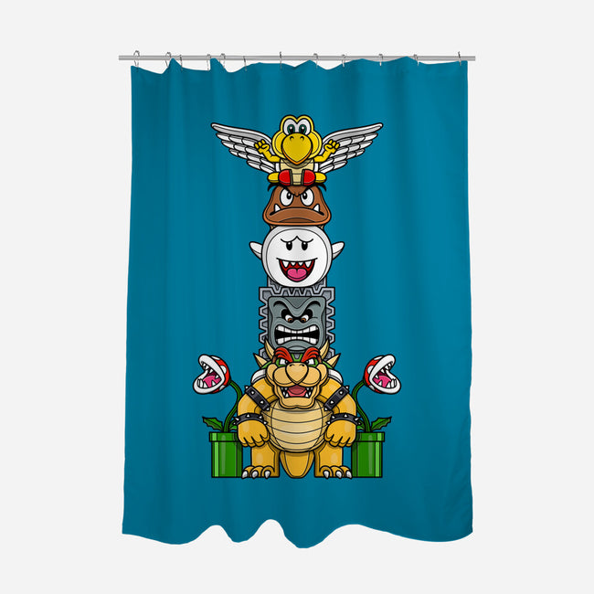 Totem Of Terror-None-Polyester-Shower Curtain-drbutler