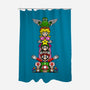 Totem Of Heroes-None-Polyester-Shower Curtain-drbutler