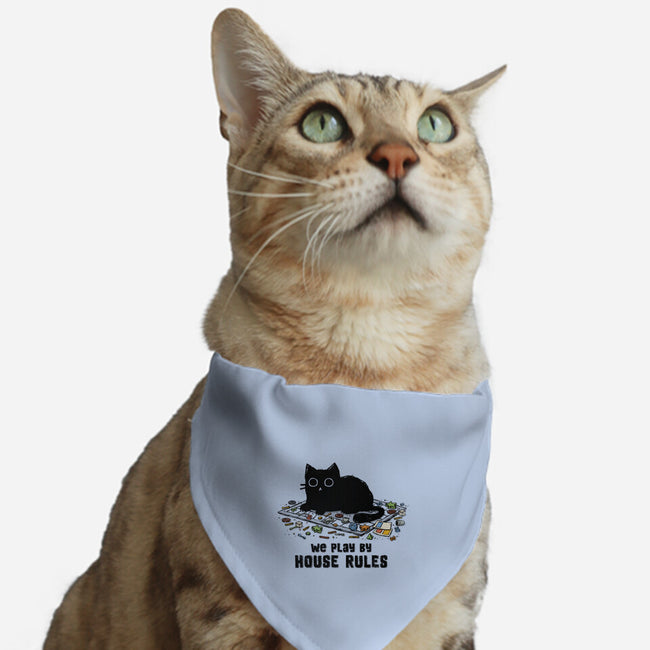 We Play By House Rules-Cat-Adjustable-Pet Collar-kg07