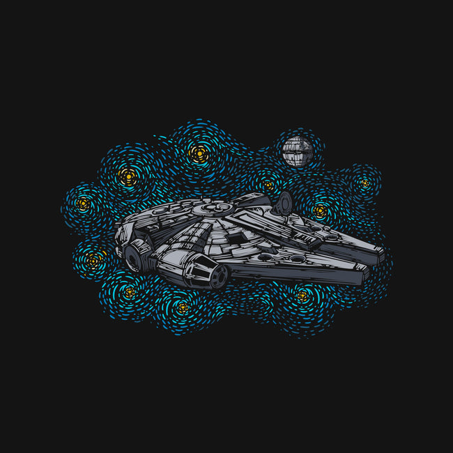 Rebel Starry Night-Mens-Long Sleeved-Tee-sebasebi