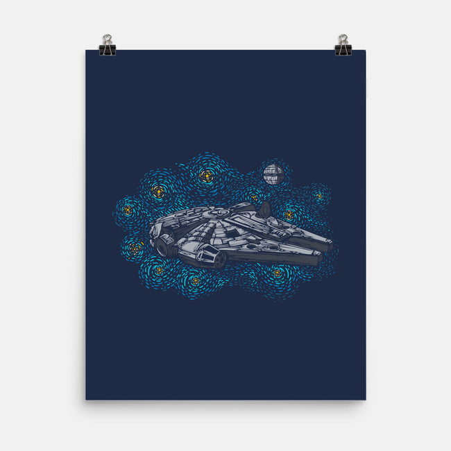 Rebel Starry Night-None-Matte-Poster-sebasebi