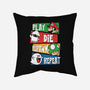 Gamer's Life-None-Removable Cover-Throw Pillow-turborat14