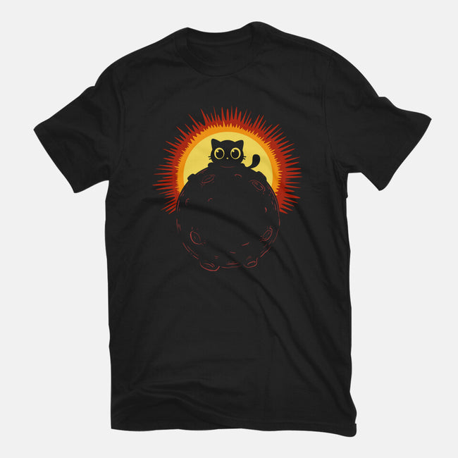 Kitty Eclipse-Mens-Basic-Tee-erion_designs