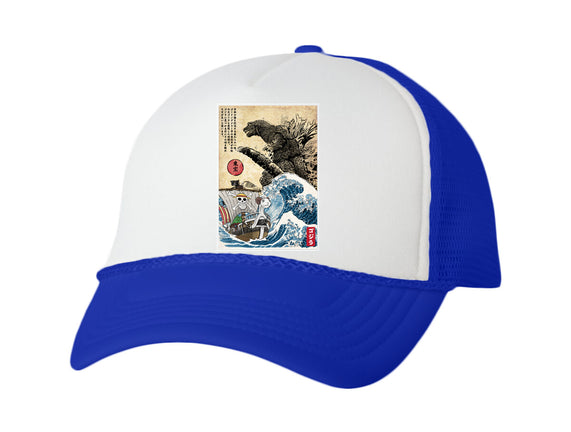 Straw Hat Pirates Meet Godzilla