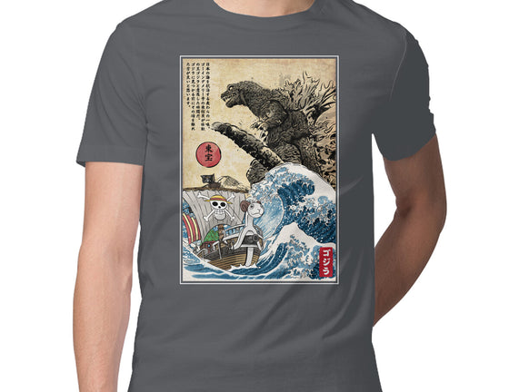 Straw Hat Pirates Meet Godzilla