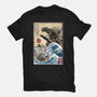 Straw Hat Pirates Meet Godzilla-Mens-Basic-Tee-DrMonekers