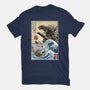 Straw Hat Pirates Meet Godzilla-Mens-Basic-Tee-DrMonekers