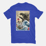 Straw Hat Pirates Meet Godzilla-Mens-Basic-Tee-DrMonekers