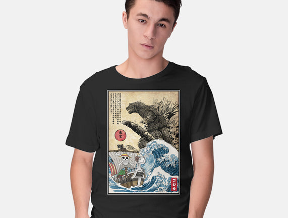 Straw Hat Pirates Meet Godzilla