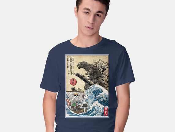 Straw Hat Pirates Meet Godzilla